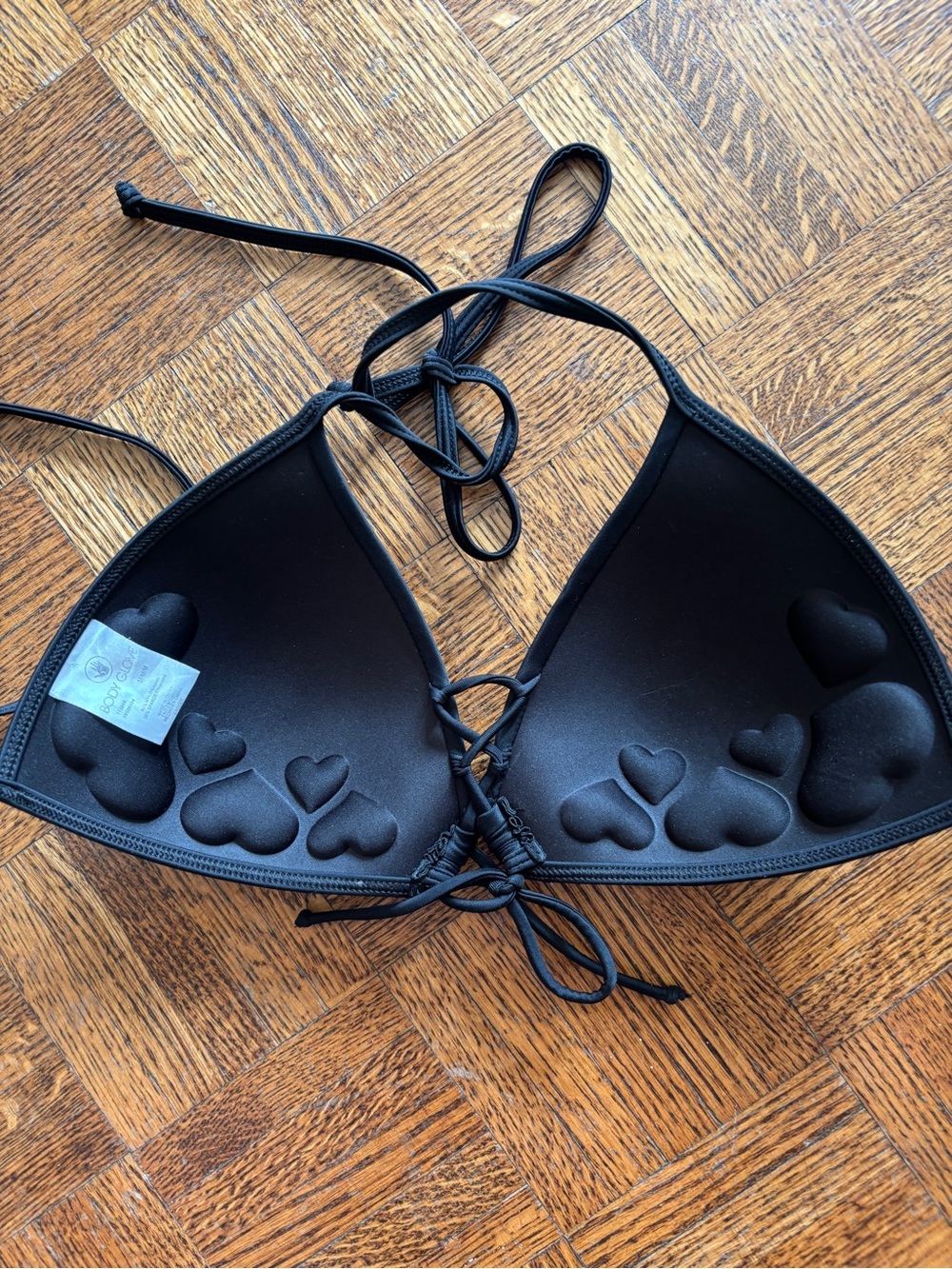 Body Glove Black Triangle Viking style Tie-Back Swim Top - Women - Picture 3 of 4